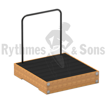 RYTHMES & SONS LEONARD® Podium de chef en hêtre massif vernis