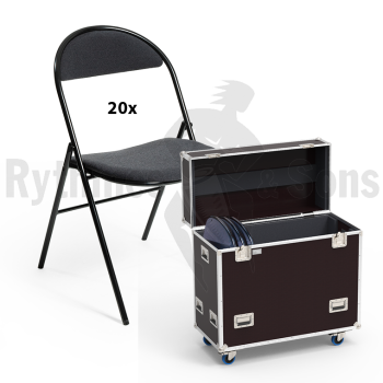 Mobilier d'orchestre - RYTHMES & SONS Lot de 20 chaises L-4