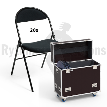 Mobilier d'orchestre - RYTHMES & SONS Lot de 20 chaises L-4