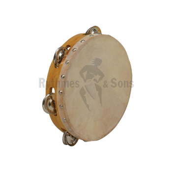 Percussions - Tambourin Ø8'/20cm,  1 rangée cymbalettes, -1