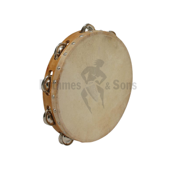 Percussions - Tambourin Ø10'/26cm,  1 rangée cymbalettes,-1