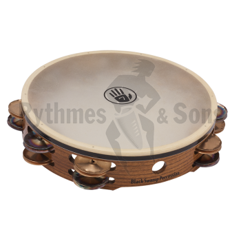 Percussions - Tambourin BLACK SWAMP Ø10'/26cm TC1 Chrome/-1