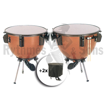 Percussions - Jeu de 2 timbales ADAMS Universel 29' + 26'-1