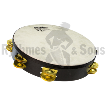 Percussions - Tambourin GROVER SX-BR Ø10'/25cm laiton-1