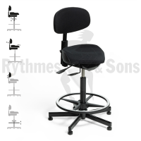 RYTHMES & SONS LOUISE® Chaise haute réglable avec assise triangulaire