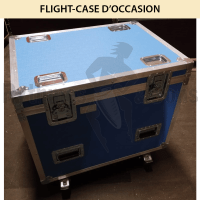 Flight-case - 800x600xH600 
Malle Classique PVC Bleu + c-2