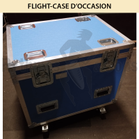 Flight-case - 800x600xH600 
Malle Classique PVC Bleu + c-2