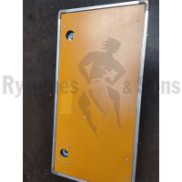 Flight-case - 800x400xH400 
Malle OPENROAD® jaune sans r-4