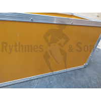 Flight-case - 800x400xH400 
Malle OPENROAD® jaune sans r-5