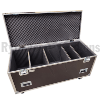 Flight-case - 1450x600xH600 Malle Classique + cloisons + -2