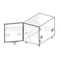 Flight-case pour vibraphone Yamaha 1600 3 oct. assemblé-2