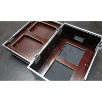 Flight-case 'cloche' 740x480xH450 avec aménagement bois-2