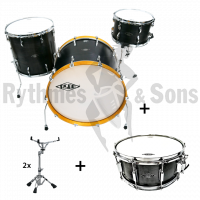 ASBA Simone drums with 3 barrels + ASBA snare drum + 2x stands