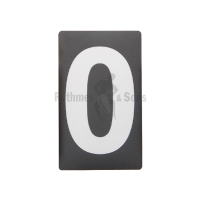 Adhesive label Nr 0 H100 Grey/black