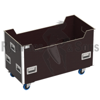 Stackable storage crate 1200x600x600  Thk 12mm