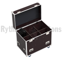 Classic flight case for 6 ROBERT&NBSP;JULIAT / SPOTLIGHT profiles spotlights