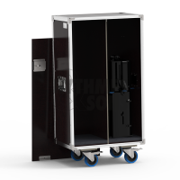 Flight-⁠case OPENROAD® pour 2 projecteurs de découpes 613S, 613/614/663SX, ZEP-⁠643/644SX, DS101, DVW105, DW104/105, Source four LED Series 3 Lustr, Hyperion PR HY LED 200 ZW ADB/CLAY PAKY, ETC, ROBERT JULIAT, SPOTLIGHT