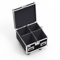 Flight-case pour 4 optiques de découpes Source Four LED 2-2