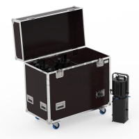 Flight-⁠case pour 6 projecteurs de découpes 613S/SX, 614SX, DS101, DVW105, DW104/105, ZEP-⁠643SX/644SX ADB/CLAY PAKY, ETC, ROBERT JULIAT, SPOTLIGHT