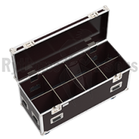 Classic flight case 1200x500xH500 for <strong>8 (4x2) spotlights</strong>