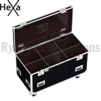 Flight-case Classique HEXA 1200x600xH600 pour <strong>6 (3x2) projecteurs</strong>