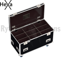 Flight-case Classique HEXA 1200x600xH600 pour 9 (3x3) projecteurs