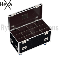 HEXA Classic flight case 1200x600xH600 for 12 (4x3) spotlights