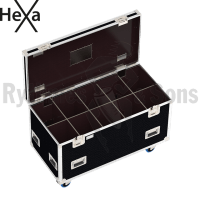 Flight-case Classique HEXA 1200x600xH600 pour 10 (5x2) projecteurs