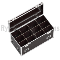 Classic flight case 1200x600xH600 for <strong>12 (4x3) spotlights</strong>