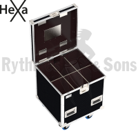 Flight-case Classique 600x600xH600 pour 3x2 projecteurs-2