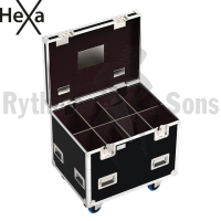 Flight-case Classique HEXA 800x600xH600 pour 8 (4x2) projecteurs