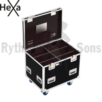 Flight-case Classique HEXA 800x600xH600 pour <strong>6 (2x3) projecteurs</strong>