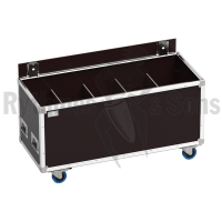 Flight-case OPENROAD<sup>®</sup> 1200x500xH500 pour <strong>10 (5x2) projecteurs</strong>