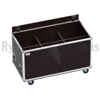 OPENROAD® flight case 1200x600xh600 for 6 (3x2) spotlights