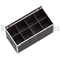 Flight-case OPENROAD® 1200x600xH600 pour 4x2 projecteurs-2