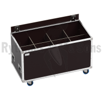 OpenRoad® flight case 1200x600xh600 for 8 (4x2) spotlights