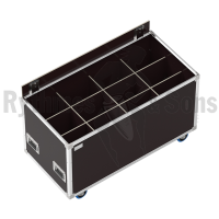 OPENROAD® flight case 1200x600xh600 for 12 (4x3) spotlights