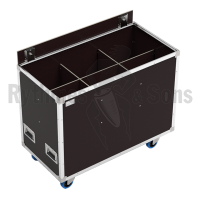 OpenRoad<sup>®</sup> Flight case for 6 projectors <strong>spotlights 1KW + hooks</strong>