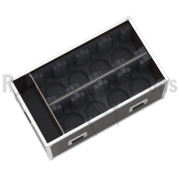 Flight-case OPENROAD® pour 8 lyres LEDBeam 150 ROBE-2