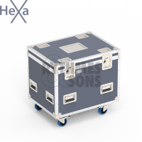 800x600xH600 Classic HEXA grey Storage Trunk