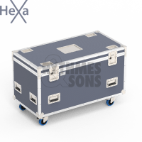 1200x600xH600 Classic HEXA grey Storage Trunk