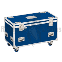 1200x600xH600 Malle de transport Classique PVC Bleu foncé (RAL 5010)