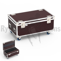 <strong>RYTHMES & SONS</strong> Flight-⁠case pour 12 réflecteurs trapézoïdaux ou paraboliques