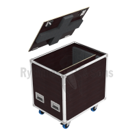 Flight case for 4 makeup modules