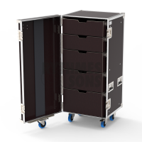 Flight-case rangement Classique 19UT avec 5 tiroirs-2