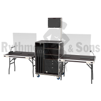 Flight-case accueil avec 2 tables et rangements-2