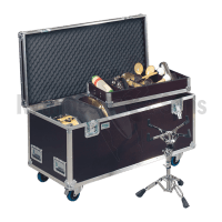 Flight case for percussion accessories