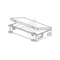 Flight case for a folding Musser M5 vibraphone