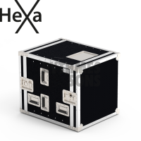 Heavy Classic shock mounted rack 12U depth 590mm