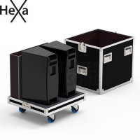 Flight-case 2x D&B U7 avec bac-2